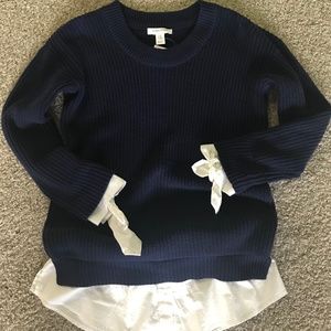 Motherhood Maternity cable knit sweater